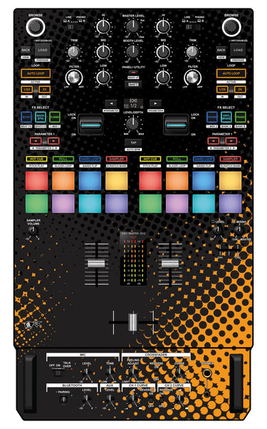 Pioneer DJ DJM S7 Skin Orange Dot